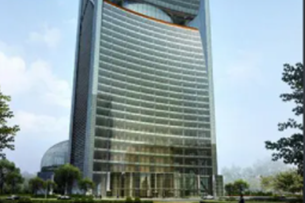 Curtain wall keel of the Pearl River City Building