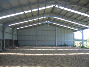 Corrugated Roofing Sheet Steel Structure Garage Storage Warehouse Building Frame