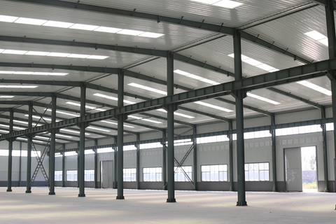 Large Span Steel Structure Frame Prefabricated Structural Steel Workshop With Painting