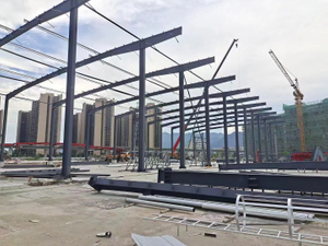 Construction Fabricated Steel Structure For Metal Workshop