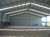 Light Structural Steel Frame System For Industrial Steel Shed