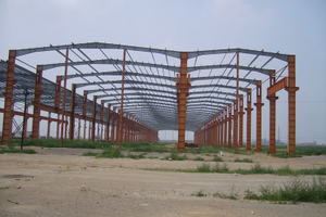 Large Span Steel Structure Frame Prefabricated Structural Steel Workshop With Painting