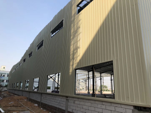 Exllecent Type Epoxy Painted Steel Structure Warehouse