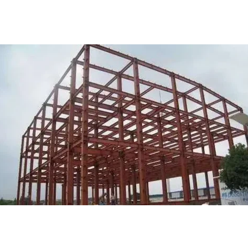 Steel Structure Framed Building Process