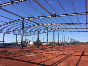 BS Standard New Type Steel Structure Frames for Warhouse + Workshop+Plant