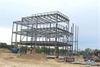 Steel Multi-Floor Building Frame Structural Engineering Steel Warehouse