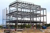 Steel Multi-Floor Building Frame Structural Engineering Steel Warehouse