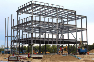 Steel Multi-Floor Building Frame Structural Engineering Steel Warehouse